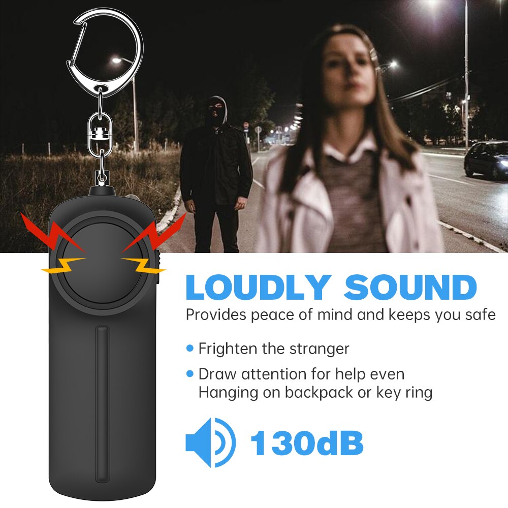 إنذار أمان شخصي دفاع عن النفس  - مراجعة Personal Alarm Keychain وسعره