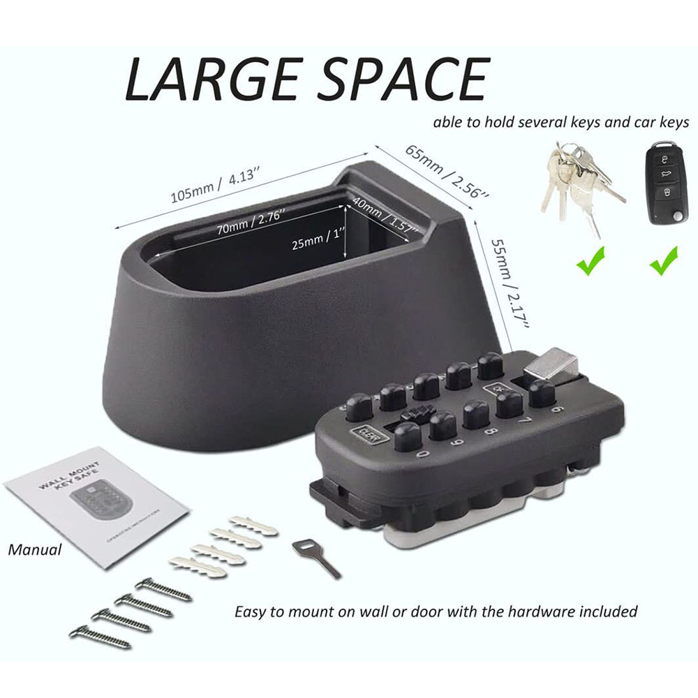 صندوق أمان للمفاتيح يثبت على ا - مراجعة Lockbox Key Secure وسعره