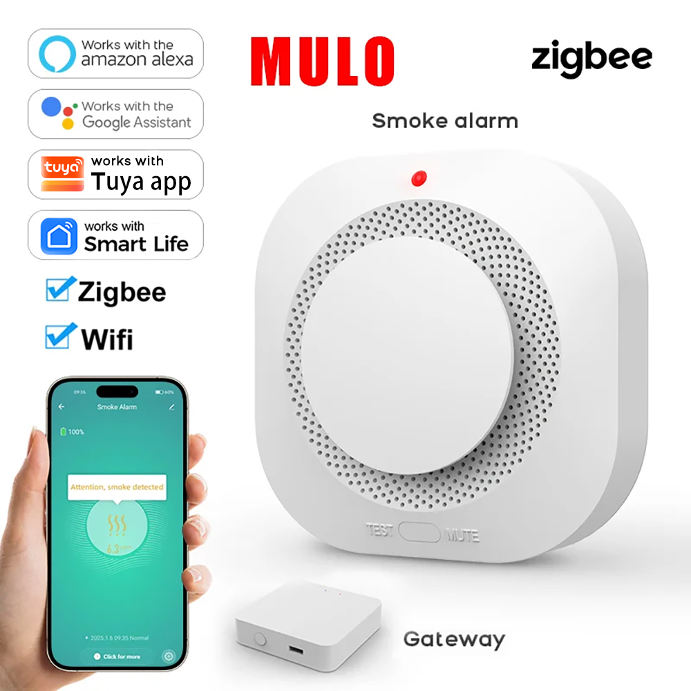 جهاز إنذار ذكي للدخان يعمل بتق - مراجعة Smoke Detector Interconnected وسعره